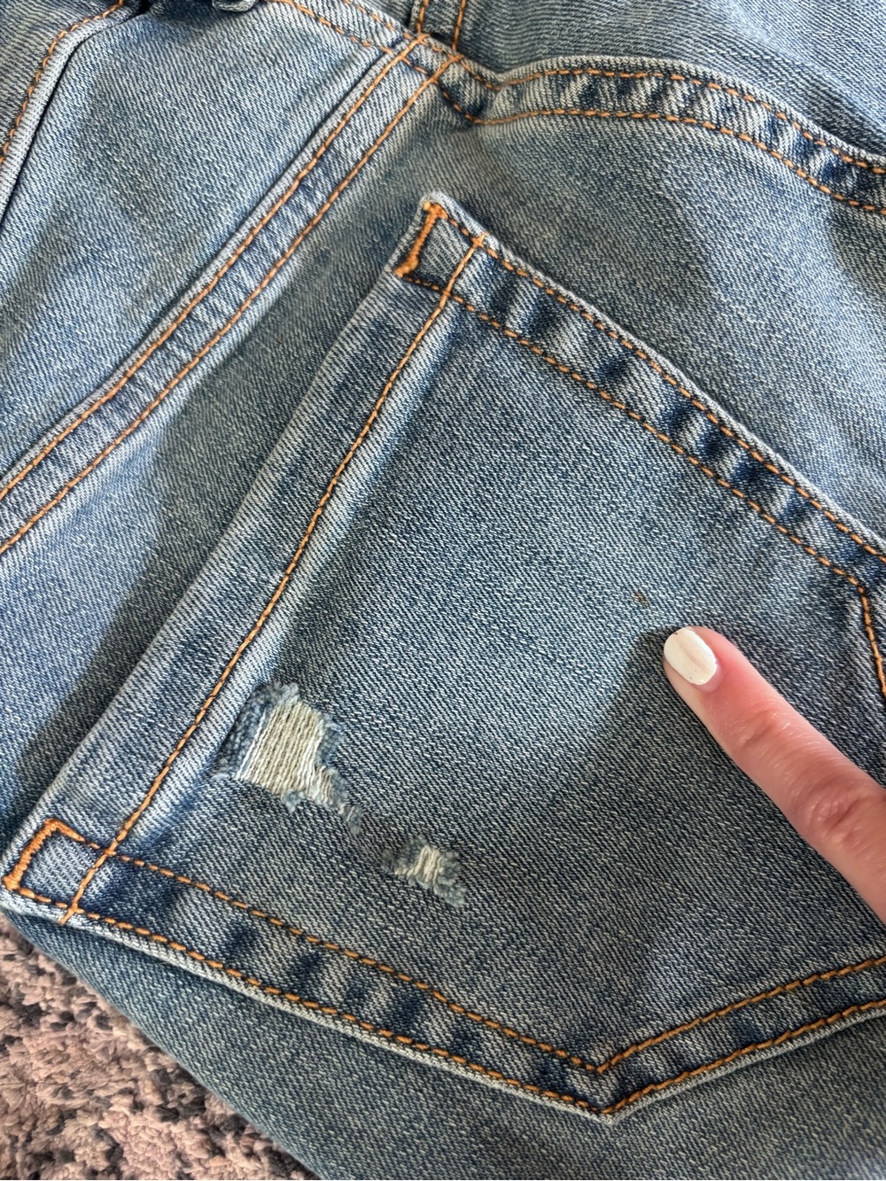 Hollister Co. High Waist Flare Distressed Jeans - Picture 9 of 9